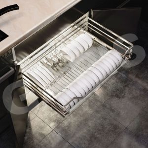 Giá bát đĩa, rổ nan dẹt, cánh mở GD04C