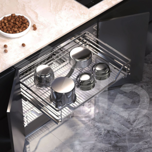 Giá xoong nồi, rổ nan dẹt, cánh mở GP04C